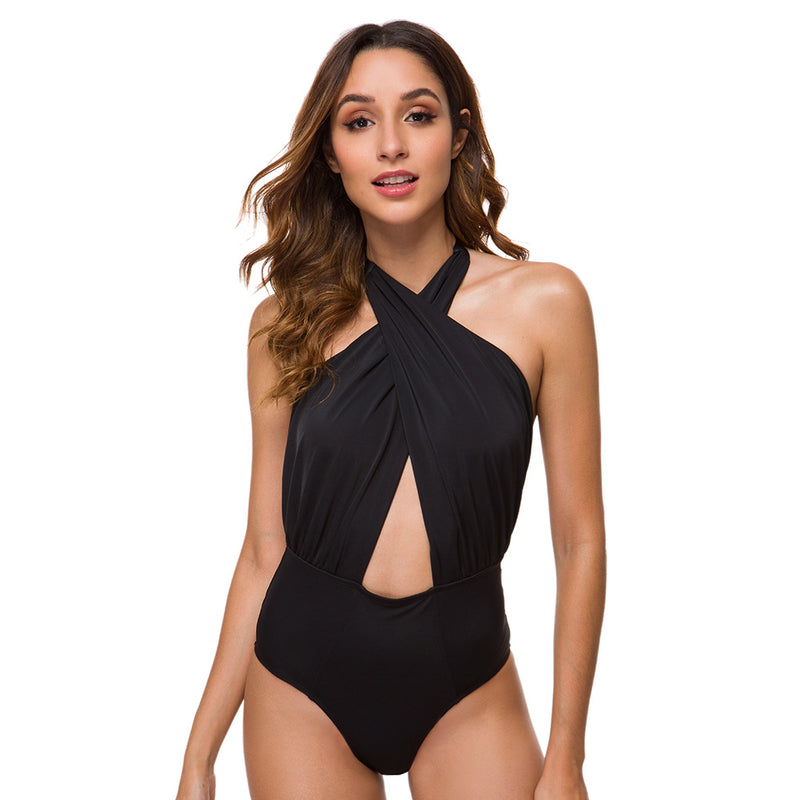 Nautical Cross One-Piece Swimsuit